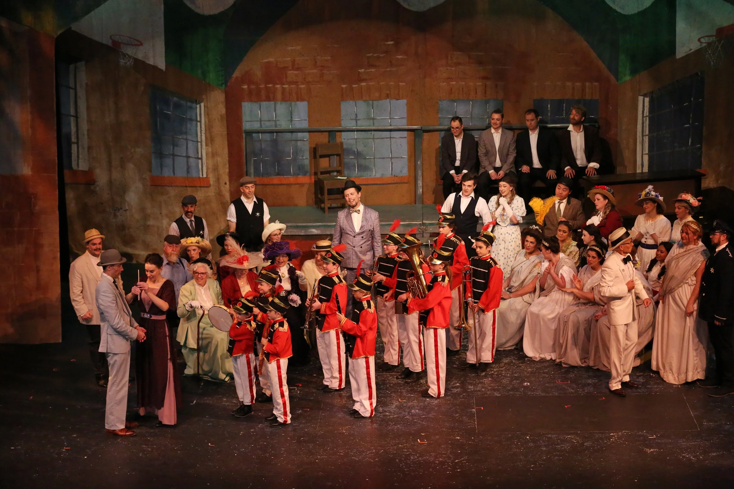 Pictured: The Cast of The Music Man