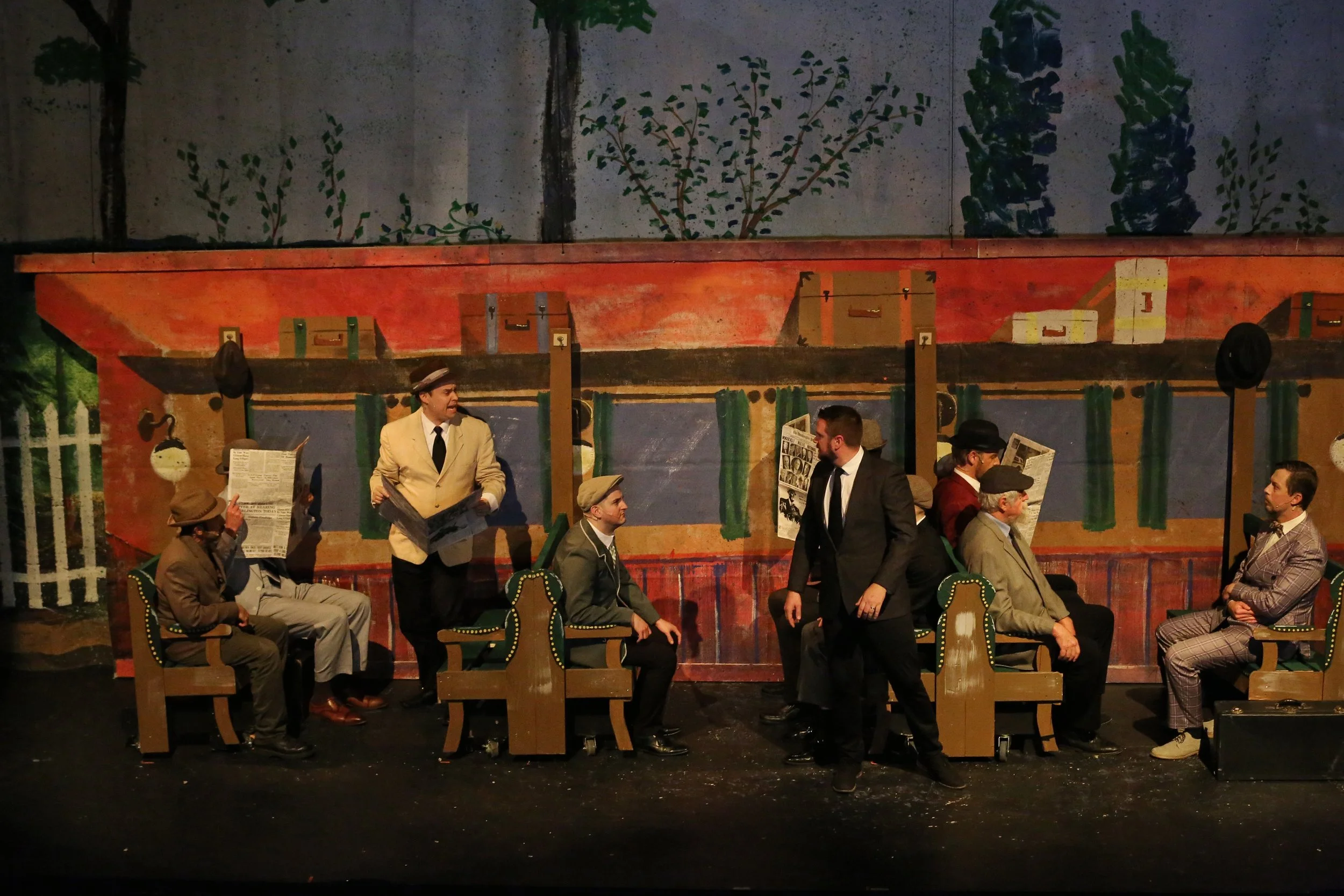 Pictured: The Cast of The Music Man