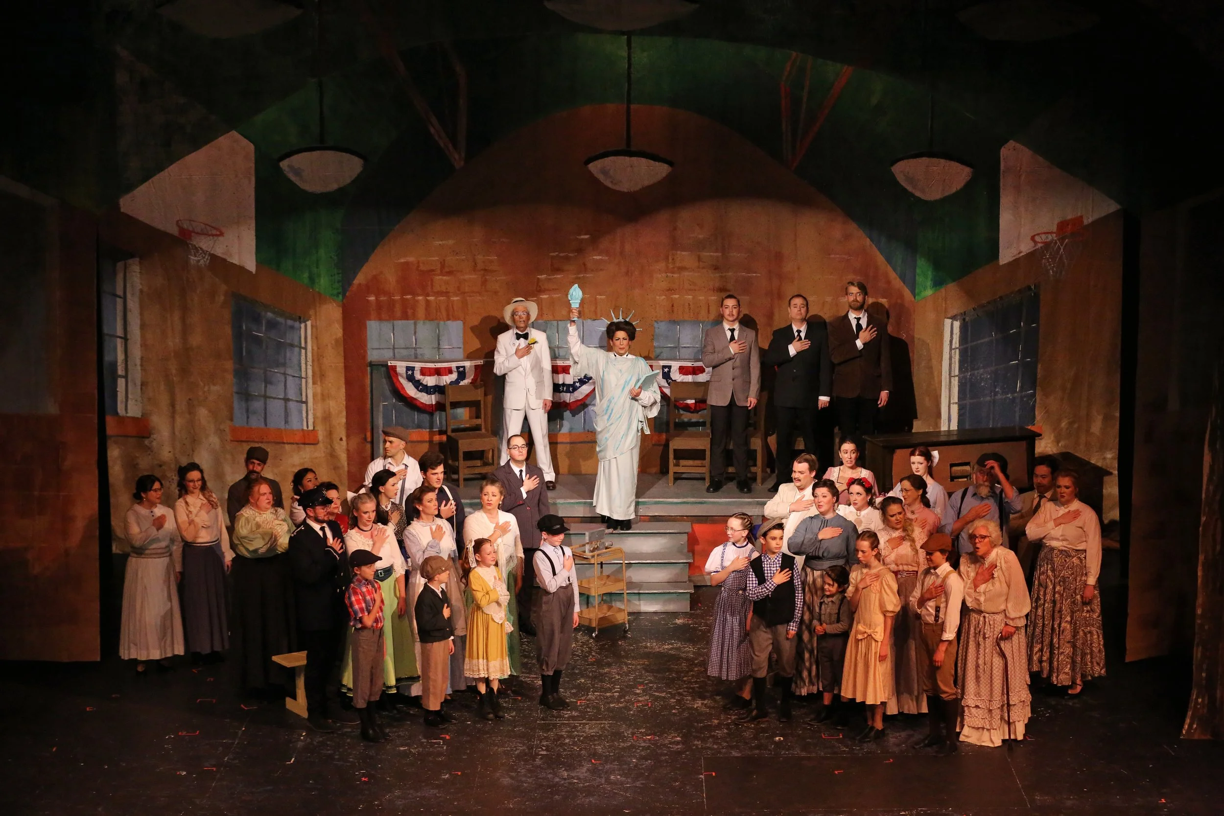 Pictured: The Cast of The Music Man