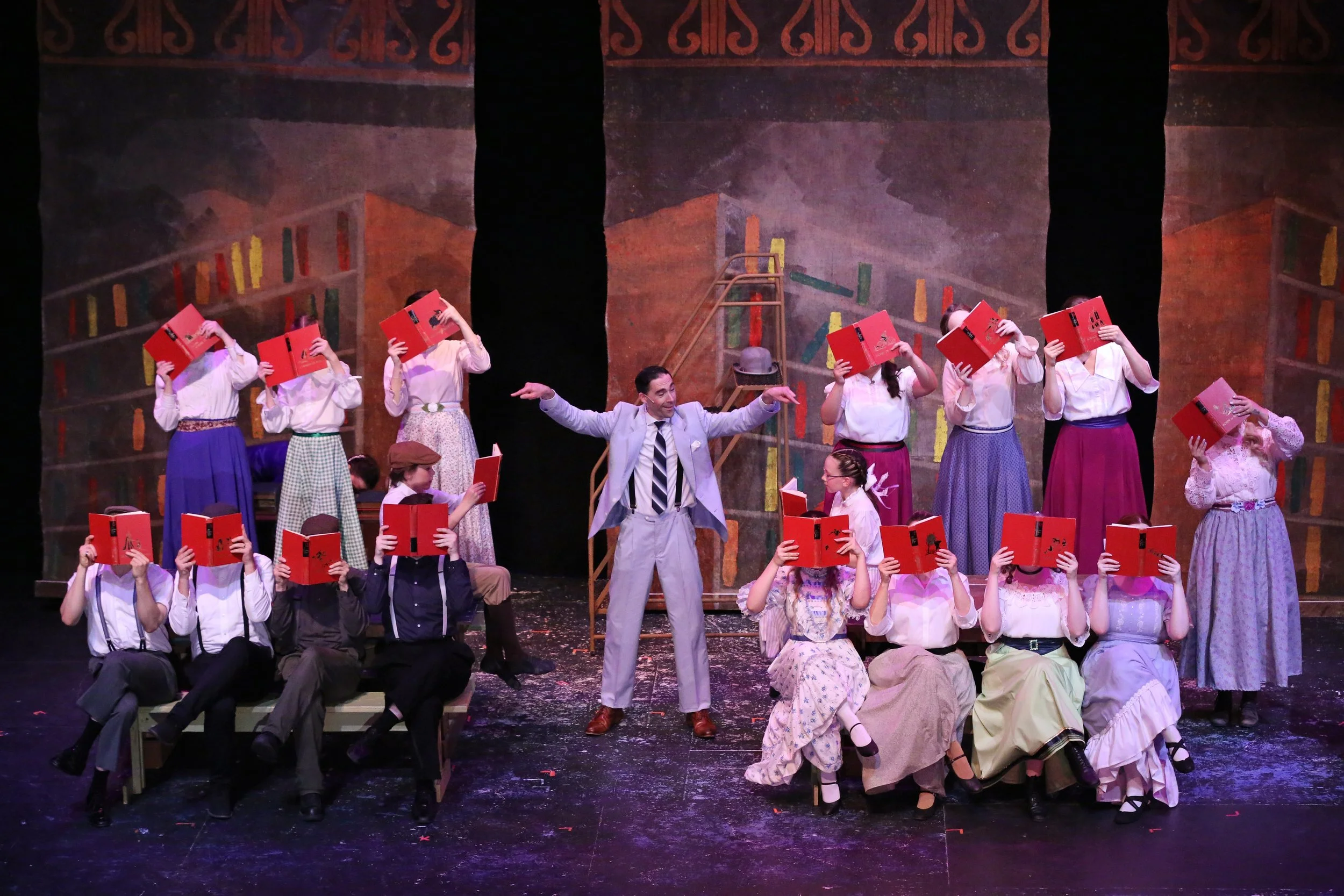 Pictured: The Cast of The Music Man