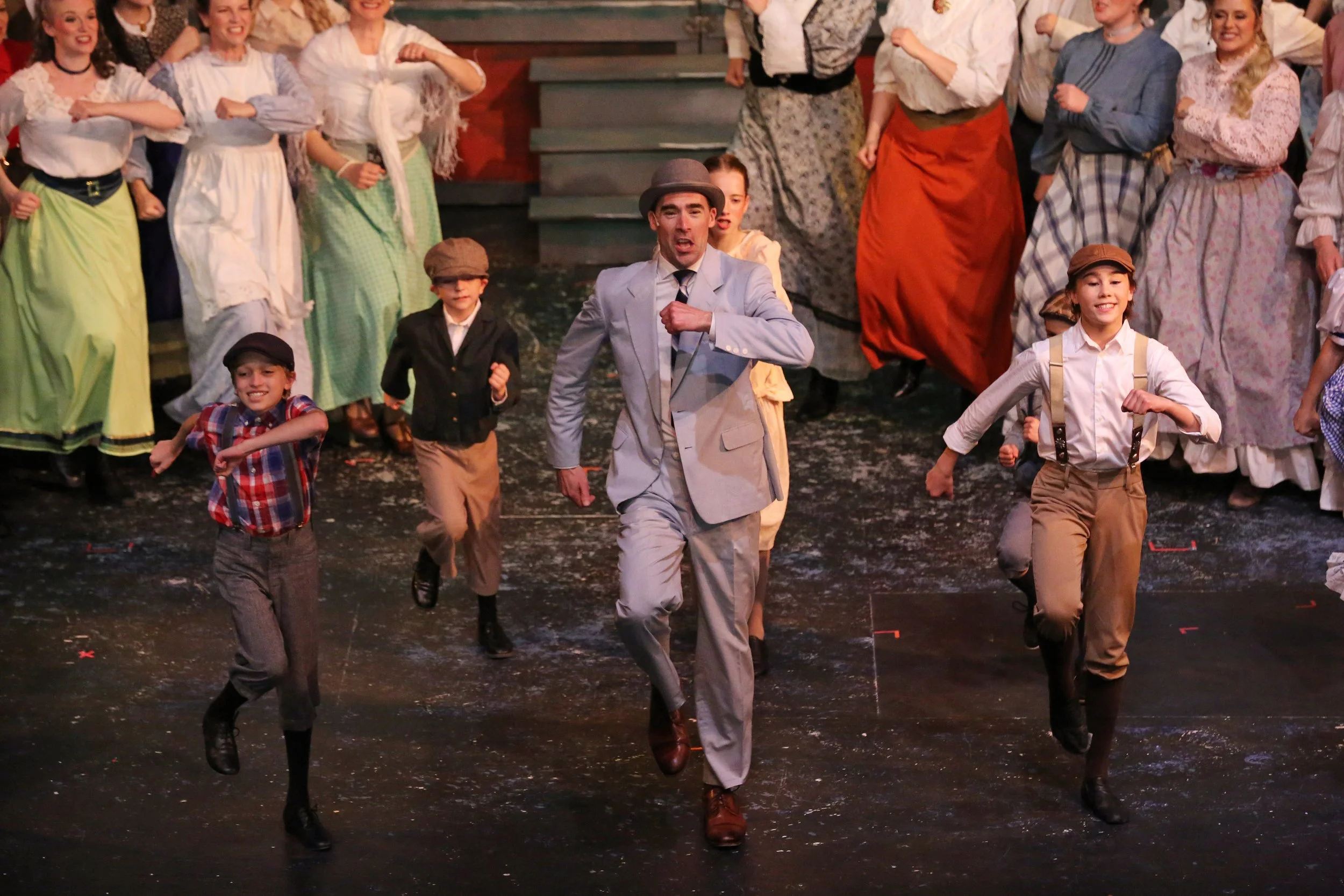 Pictured: The Cast of The Music Man