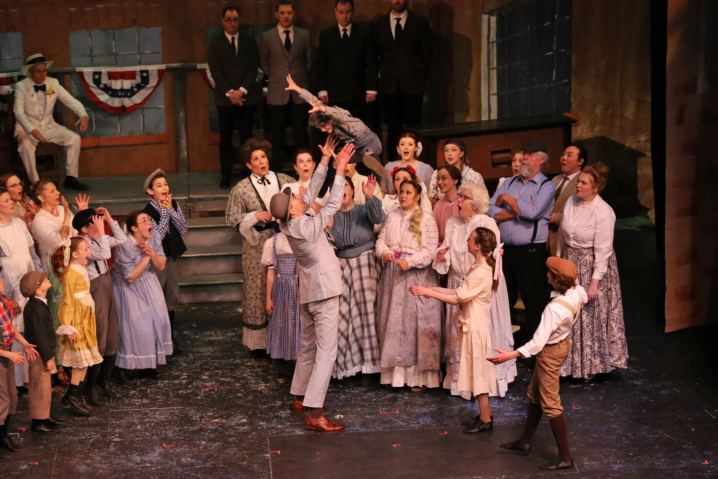 Pictured: The Cast of The Music Man