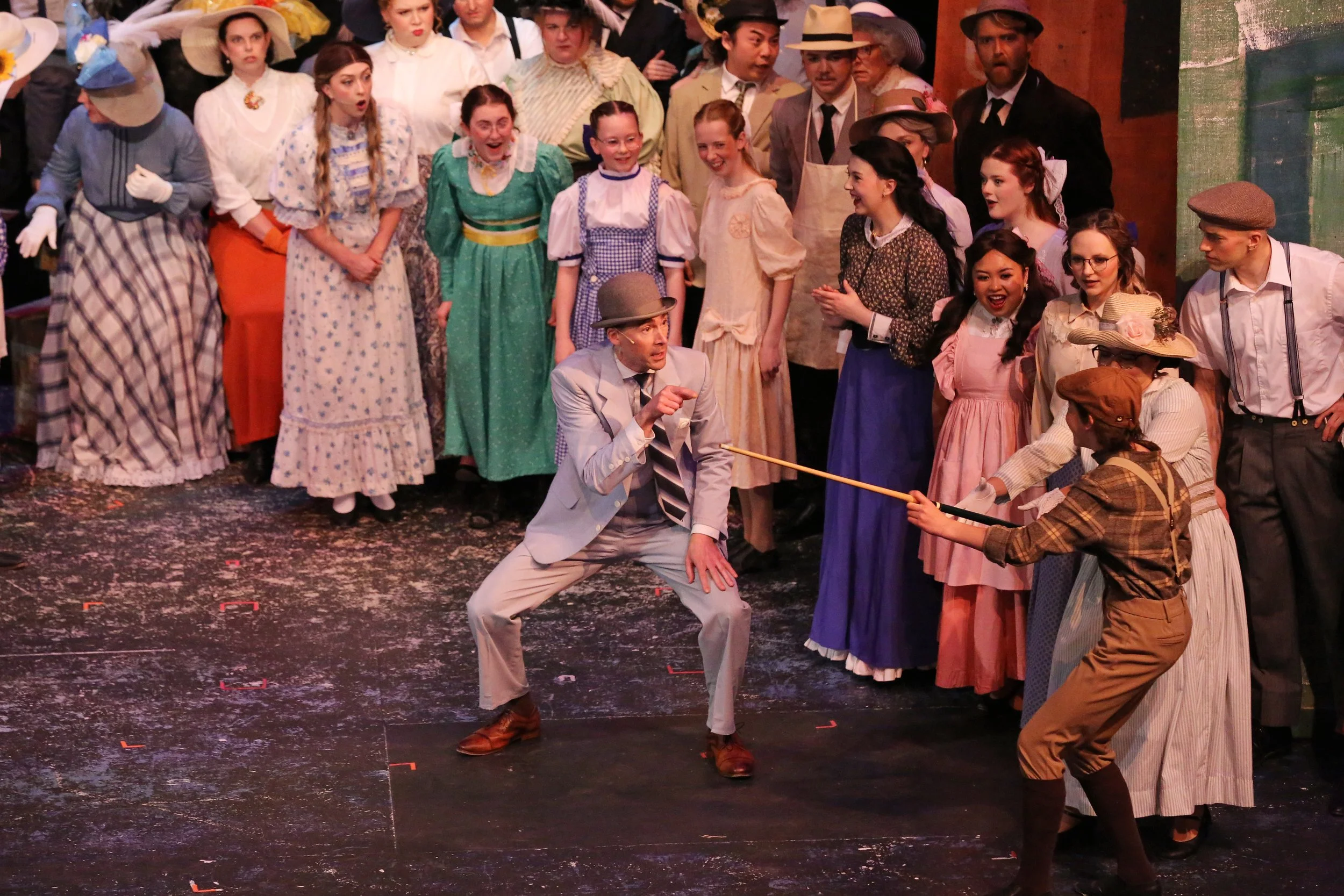 Pictured: The Cast of The Music Man