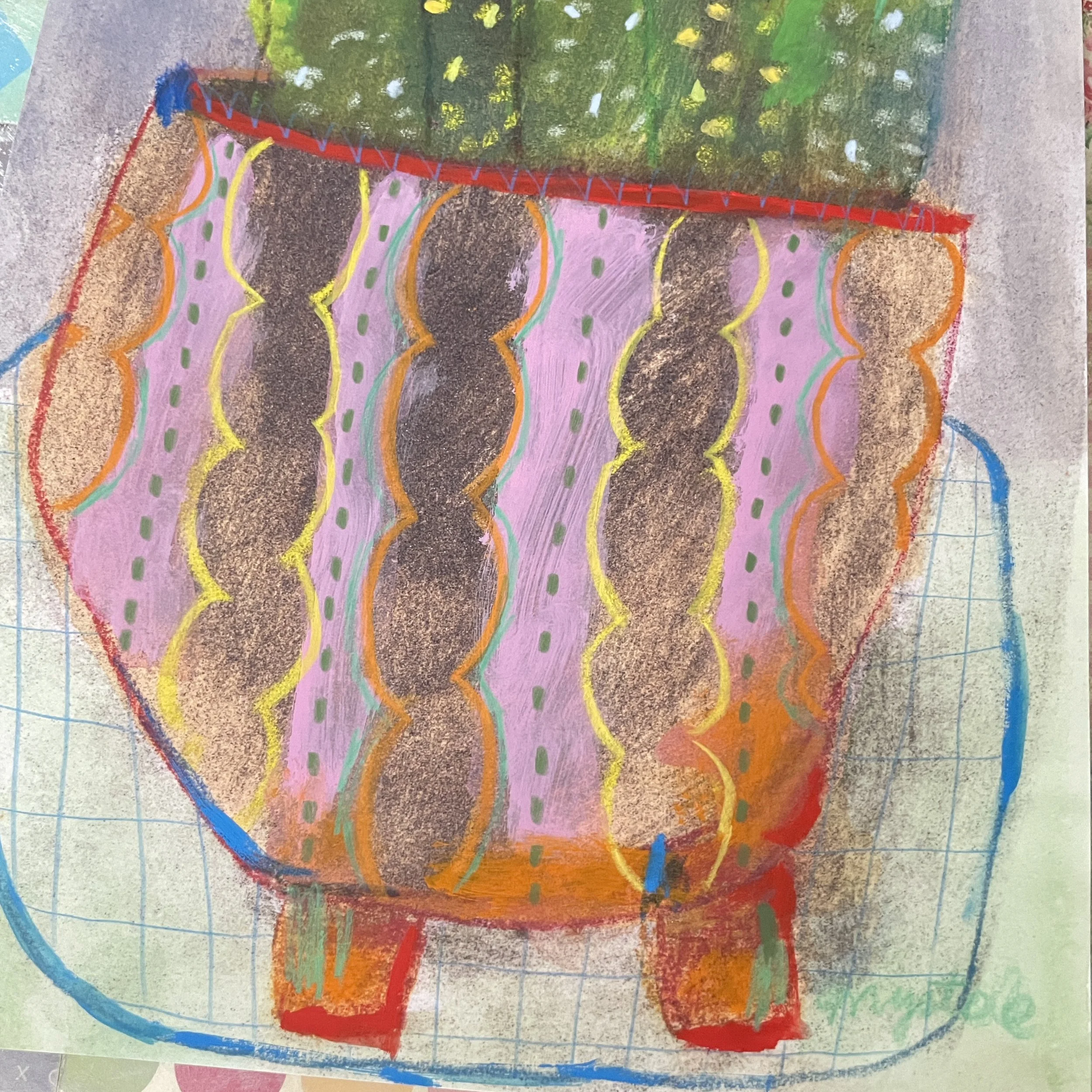 Spots on Green 12x182.jpeg