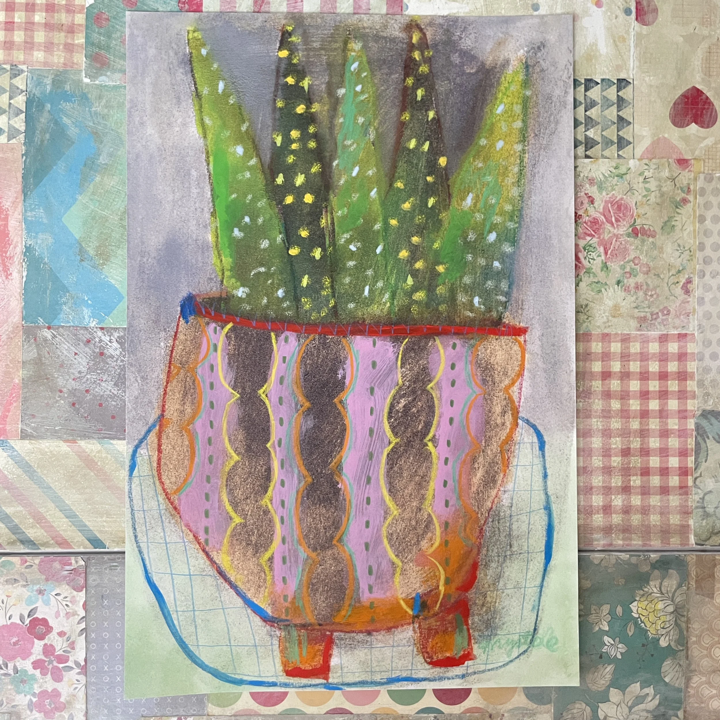 Spots on Green 12x181.jpeg