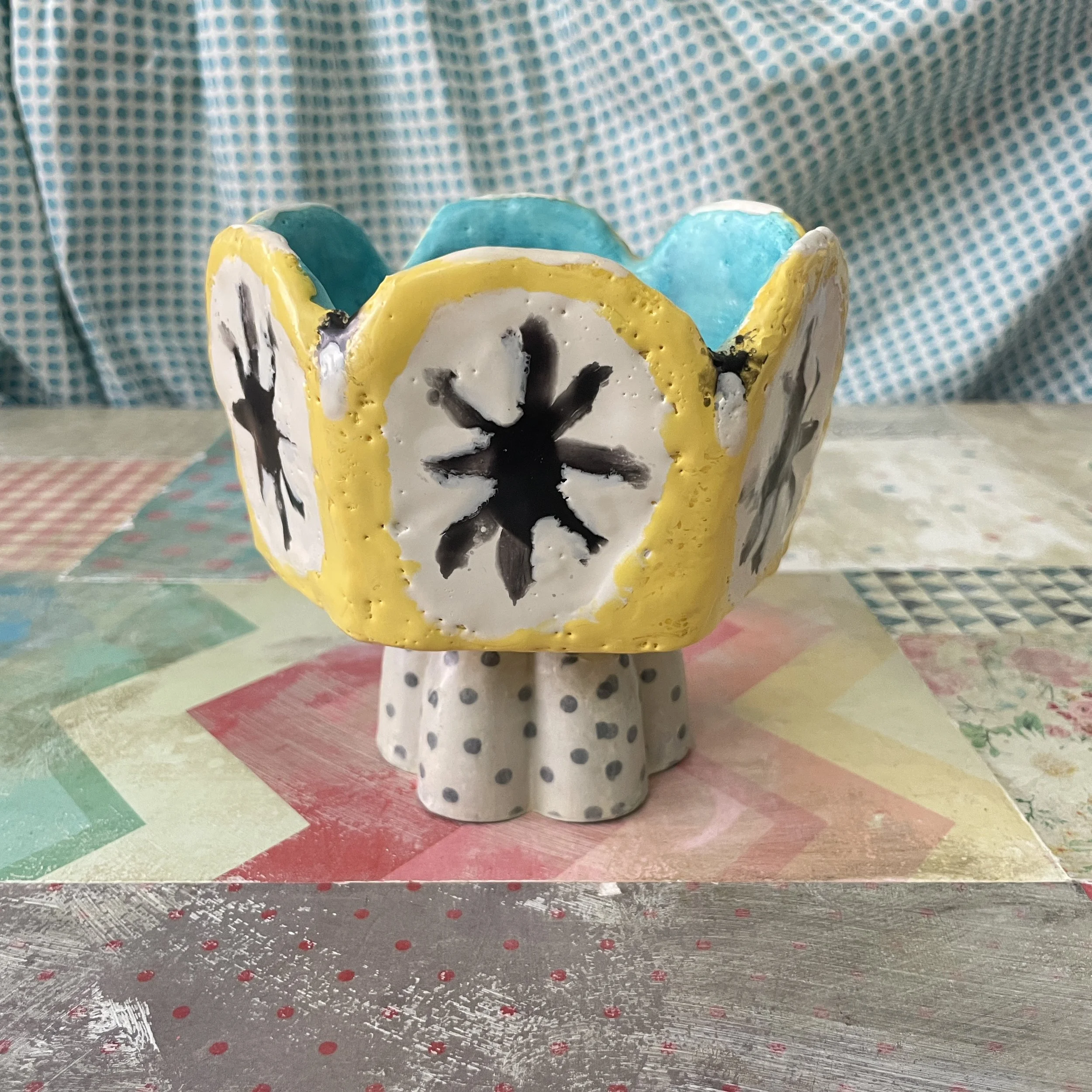 Little Yellow Pedestal Vessel1.jpeg