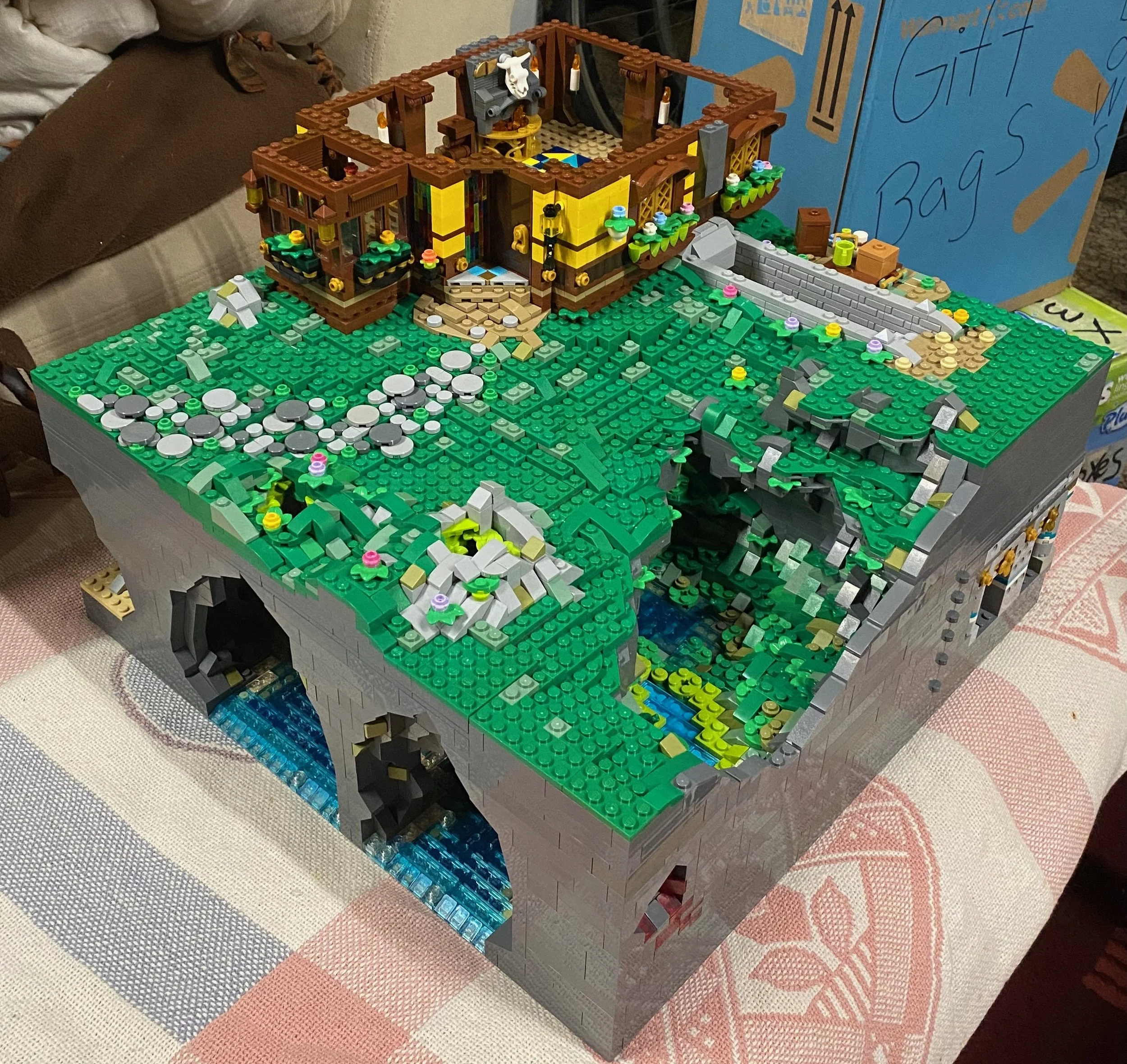 MOC Spotlight: “Wizard’s Cottage” by Connor McGrath WIP Day5 1