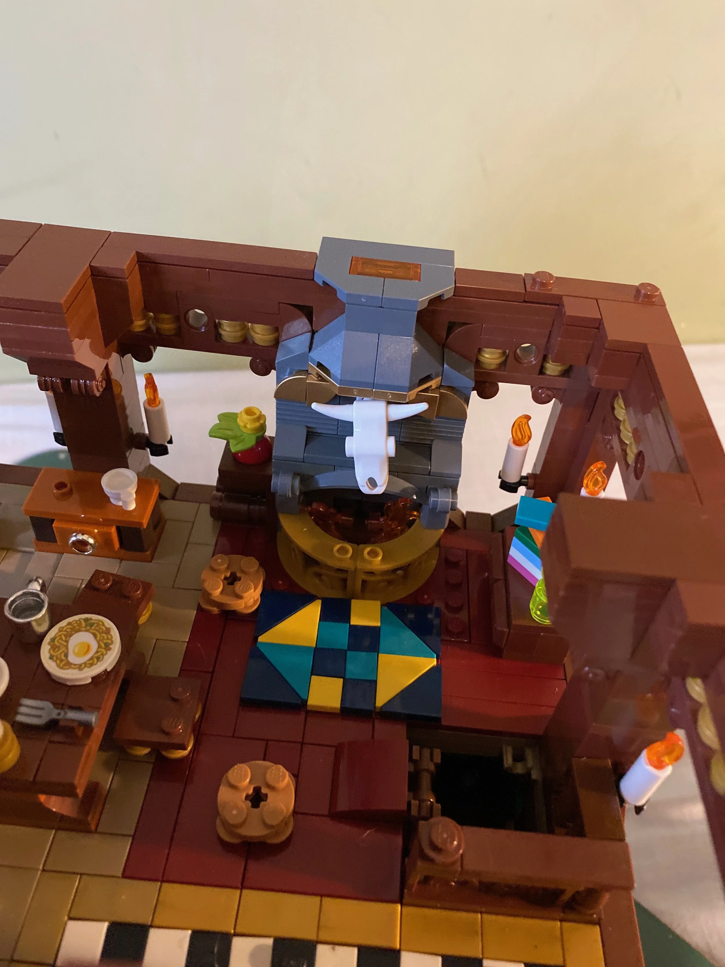 MOC Spotlight: “Wizard’s Cottage” by Connor McGrath Level1 Fireplace