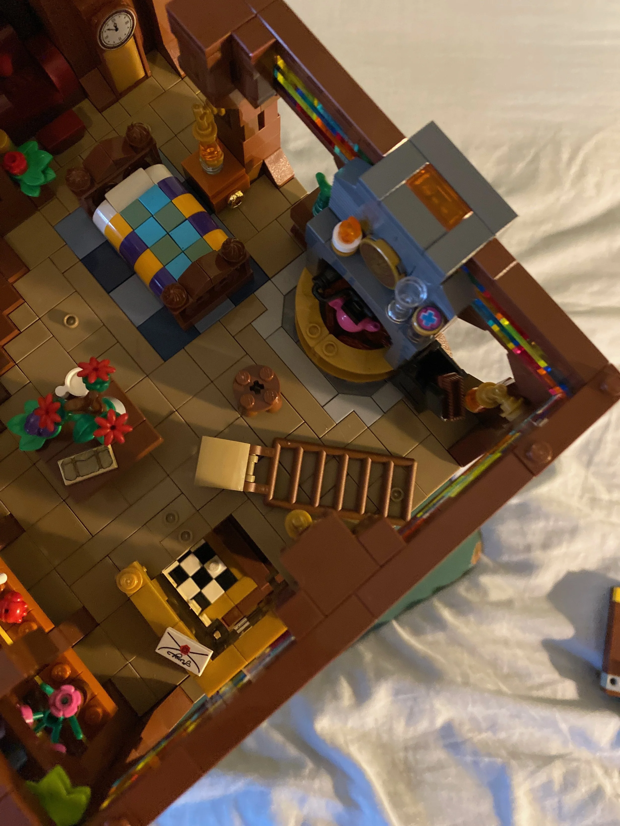MOC Spotlight: “Wizard’s Cottage” by Connor McGrath Level2 Fireplace 1