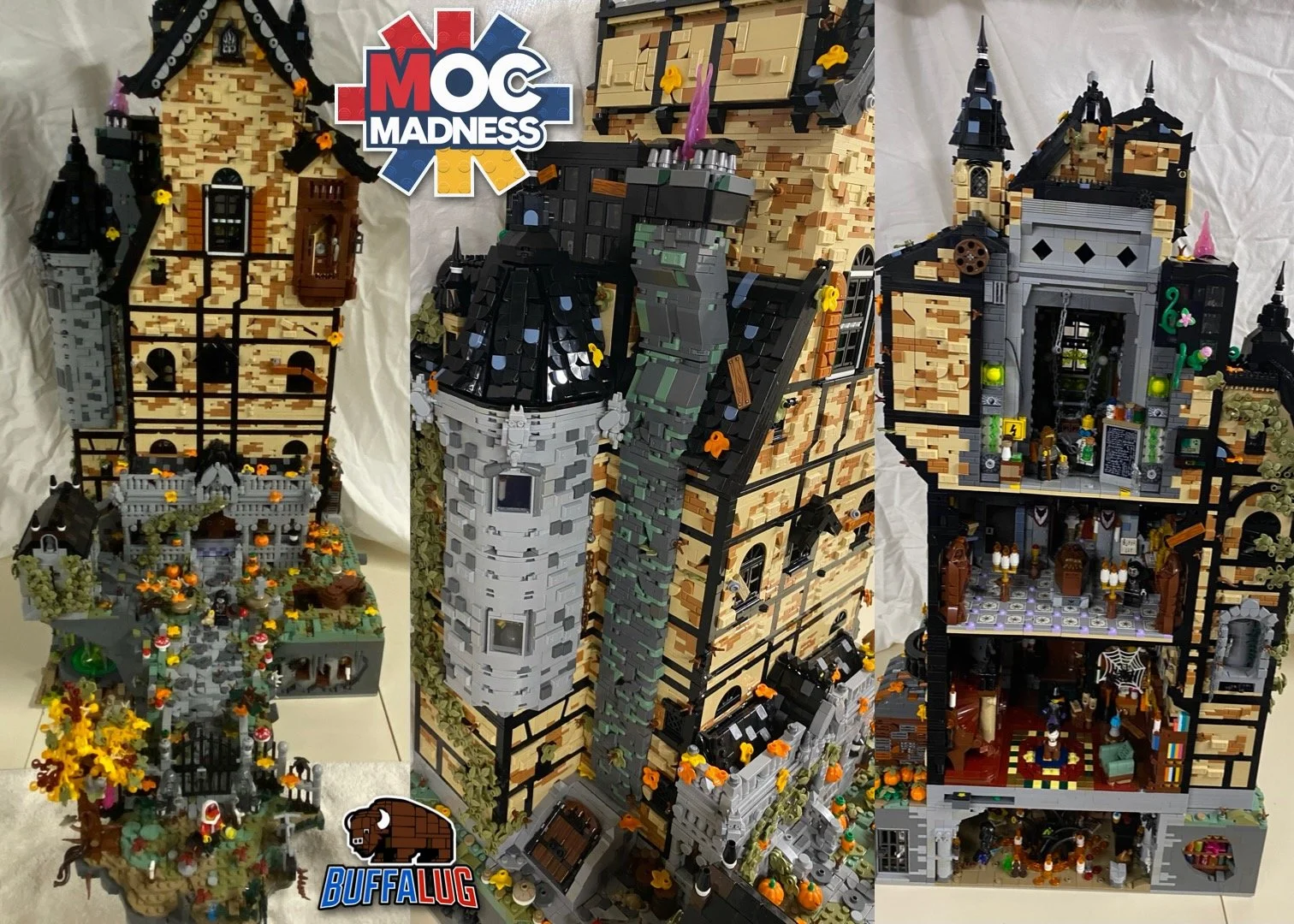 MOC Madness: A Month of Creativity Haunted+House.001