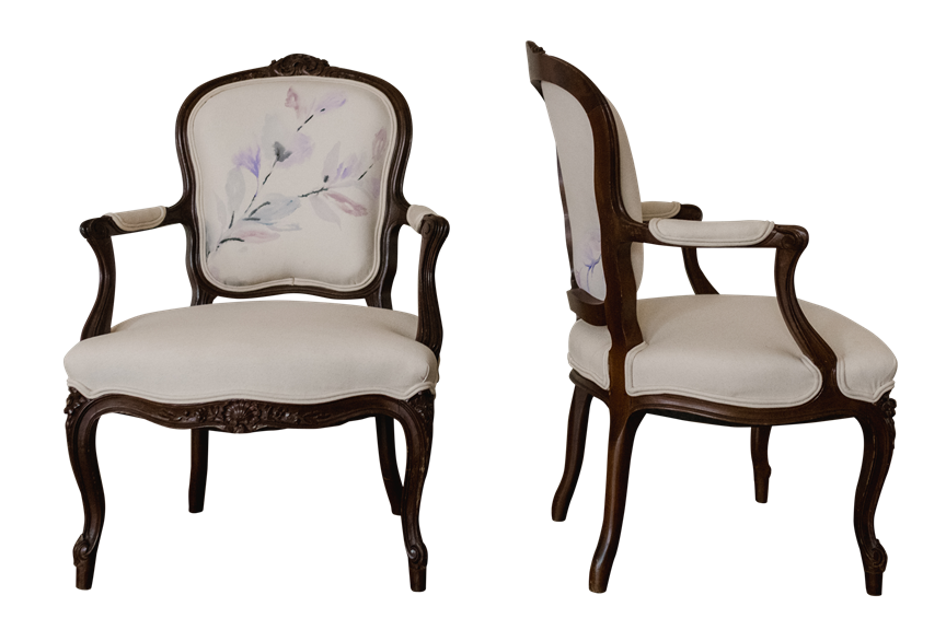 The Gallery Hand-Painted Floral Chairs