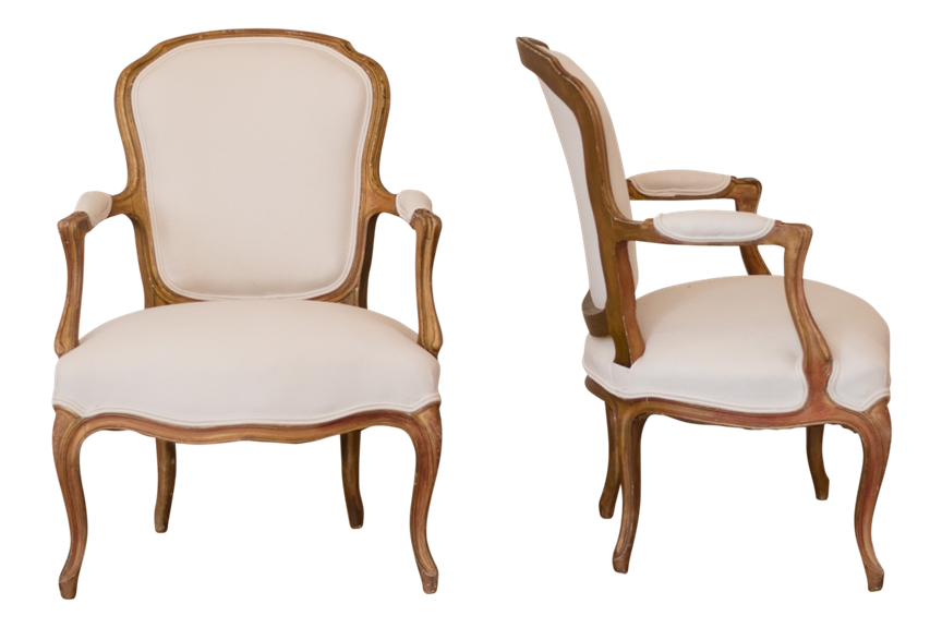 French Canvas Chairs