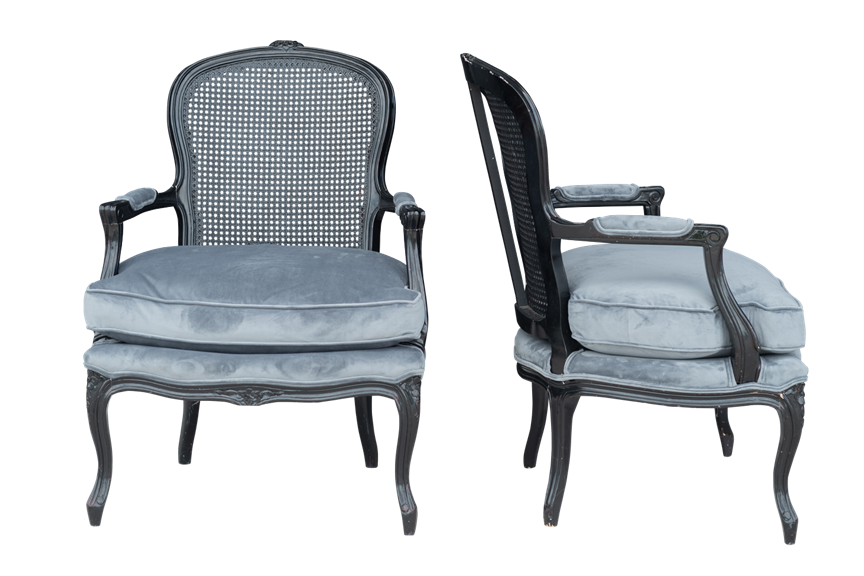 Black Cane Chairs