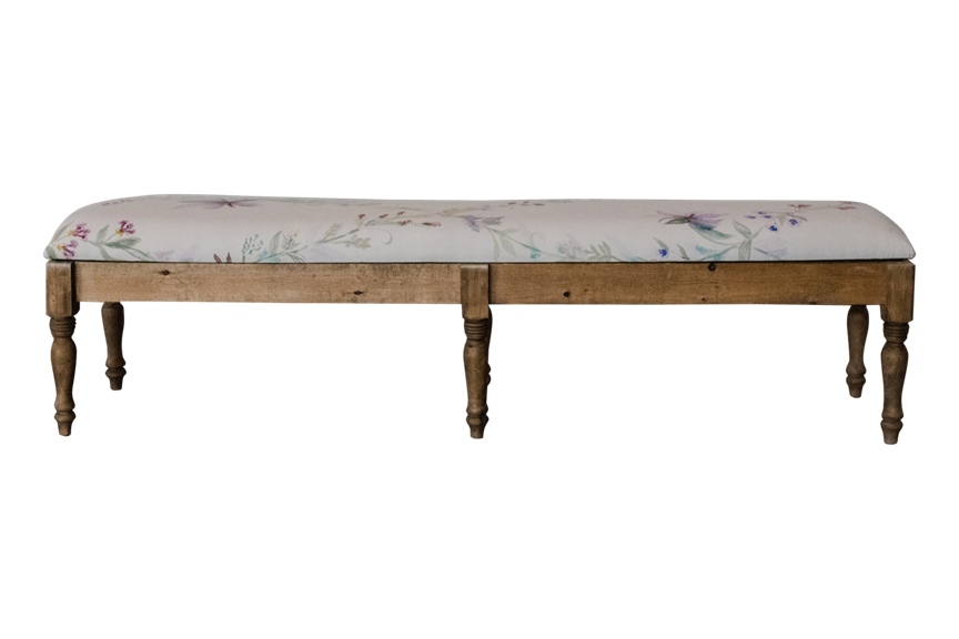The Gallery Hand-Painted Vine Bench
