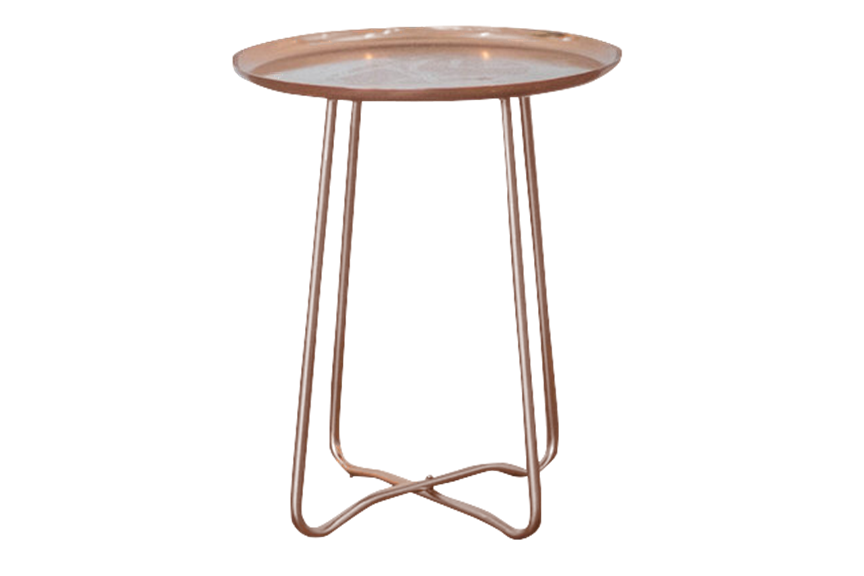 Copper Clean Lines Side Tables