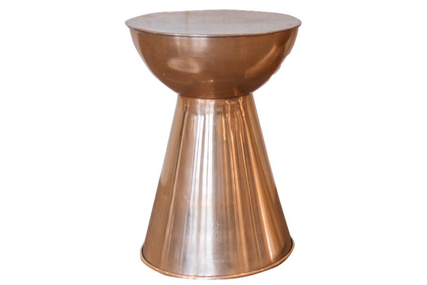 Copper Drum Side Tables