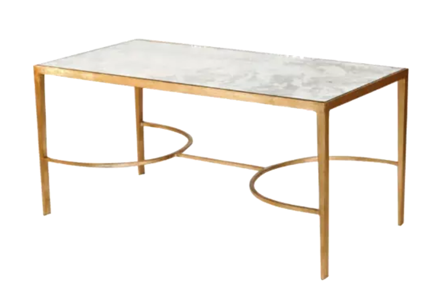 Gold Mirror Top Coffee Tables