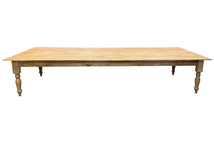 Woodland Low Dining Tables — Distressed Rentals