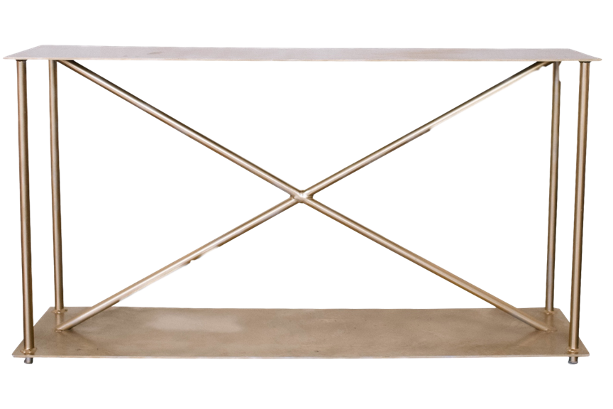 Sunset Gold Console Tables