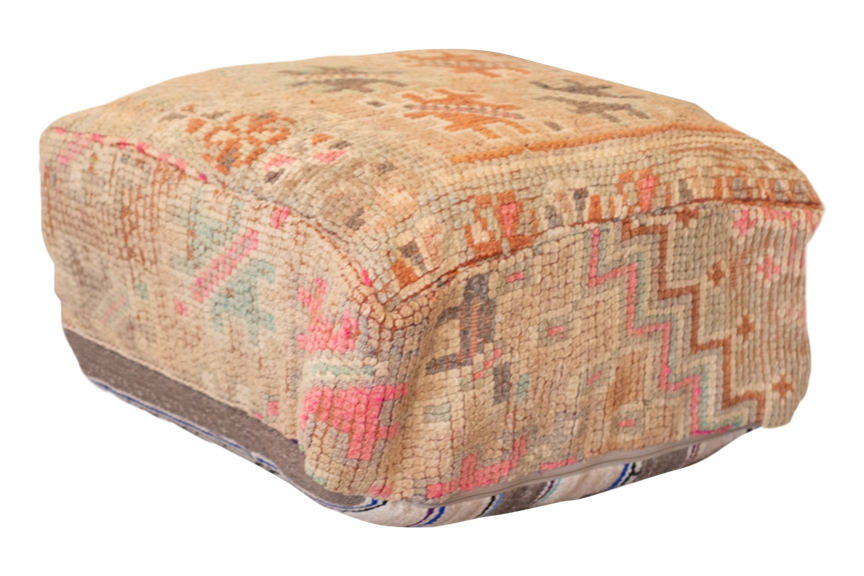 Gold Turkish Floor Pouf