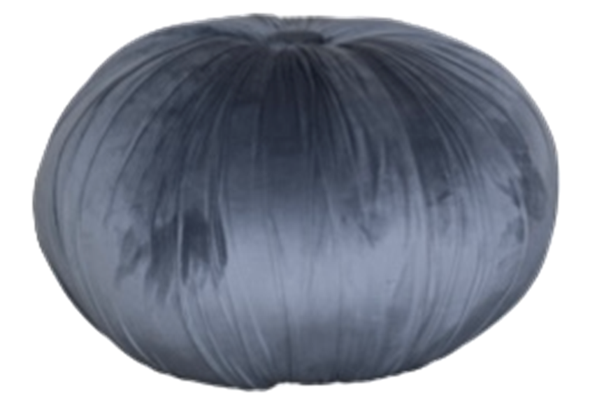 Smoky Blue Poufs