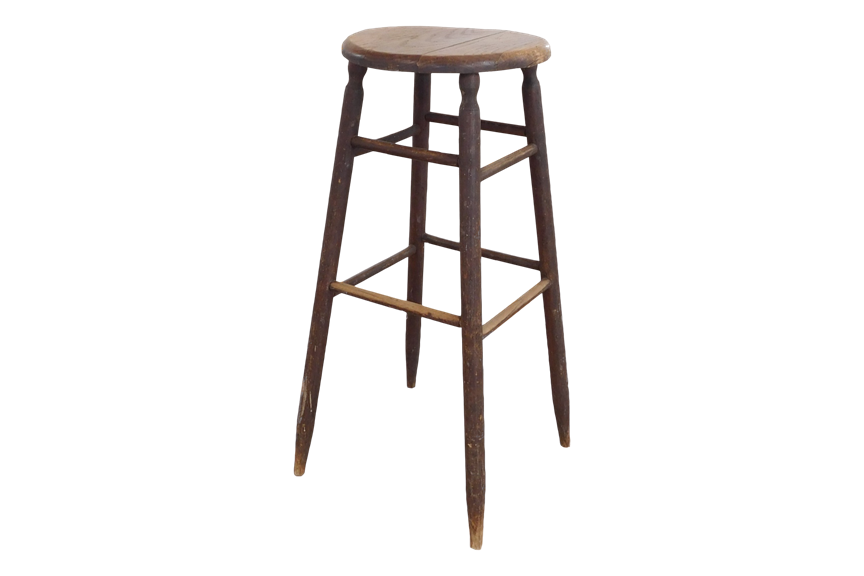 Vintage Wood Stool