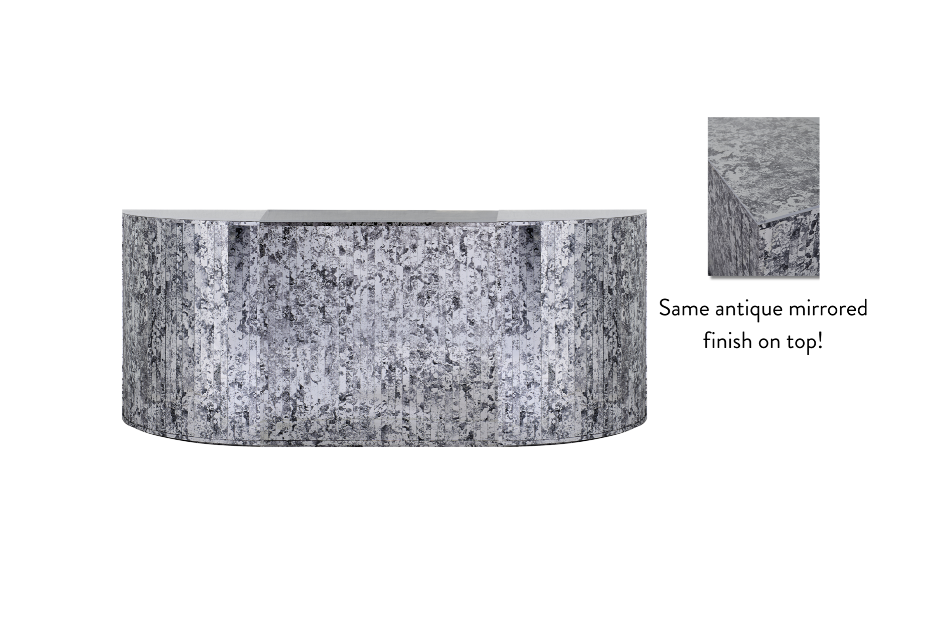 Smoked Mirrored 9 Foot Bar