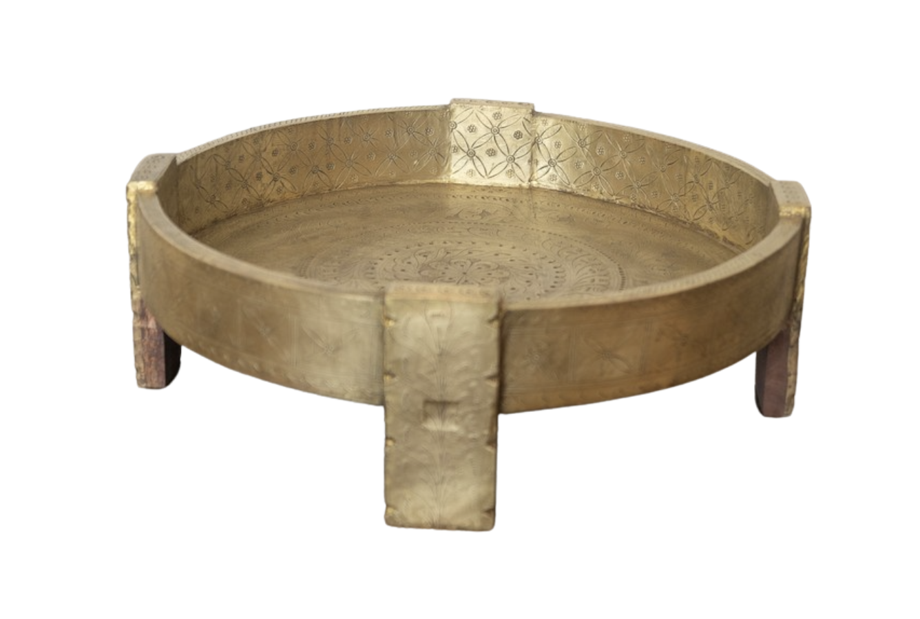 Brass Chakki Table