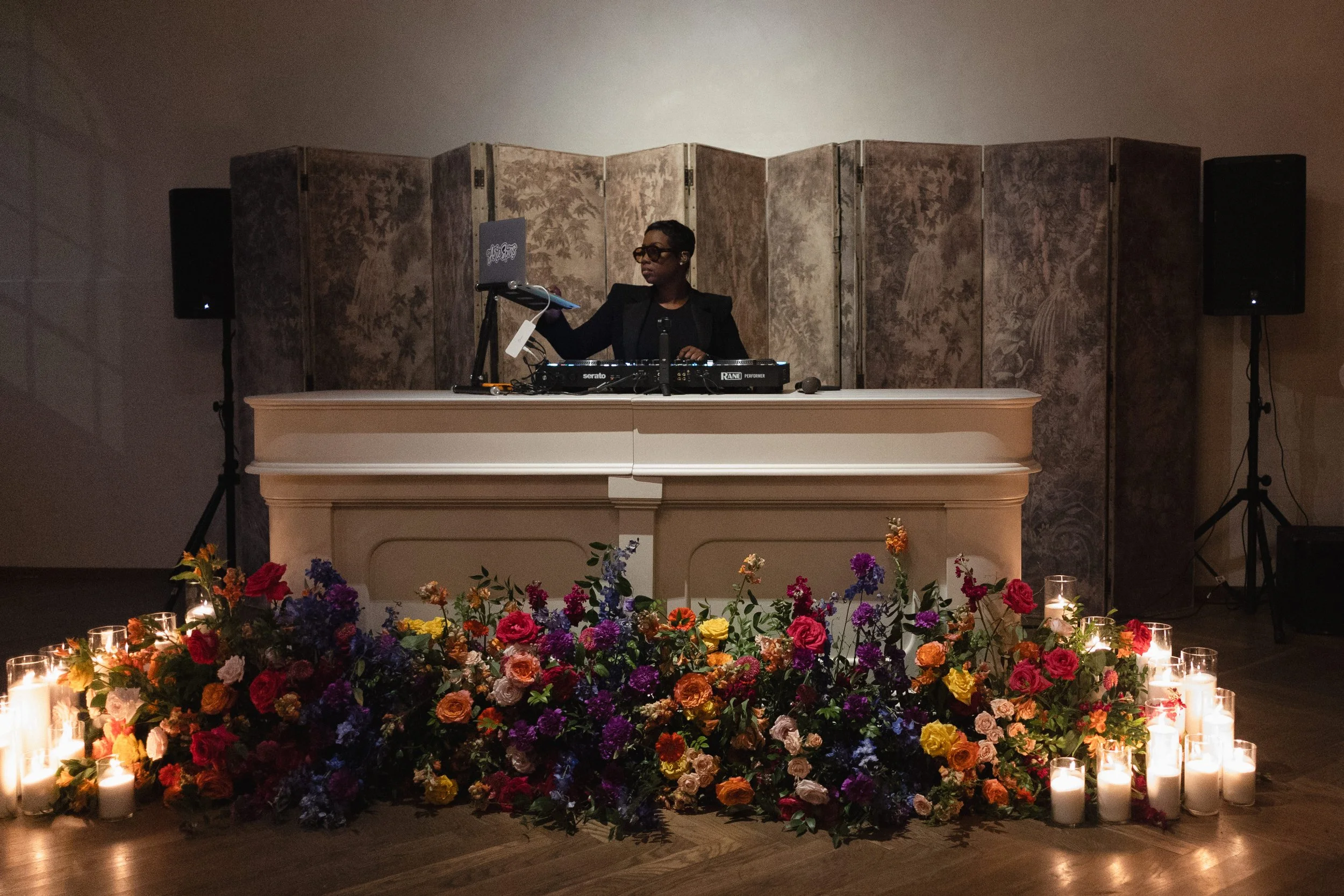  A wedding reception DJ at Il Mercato in New Orleans.