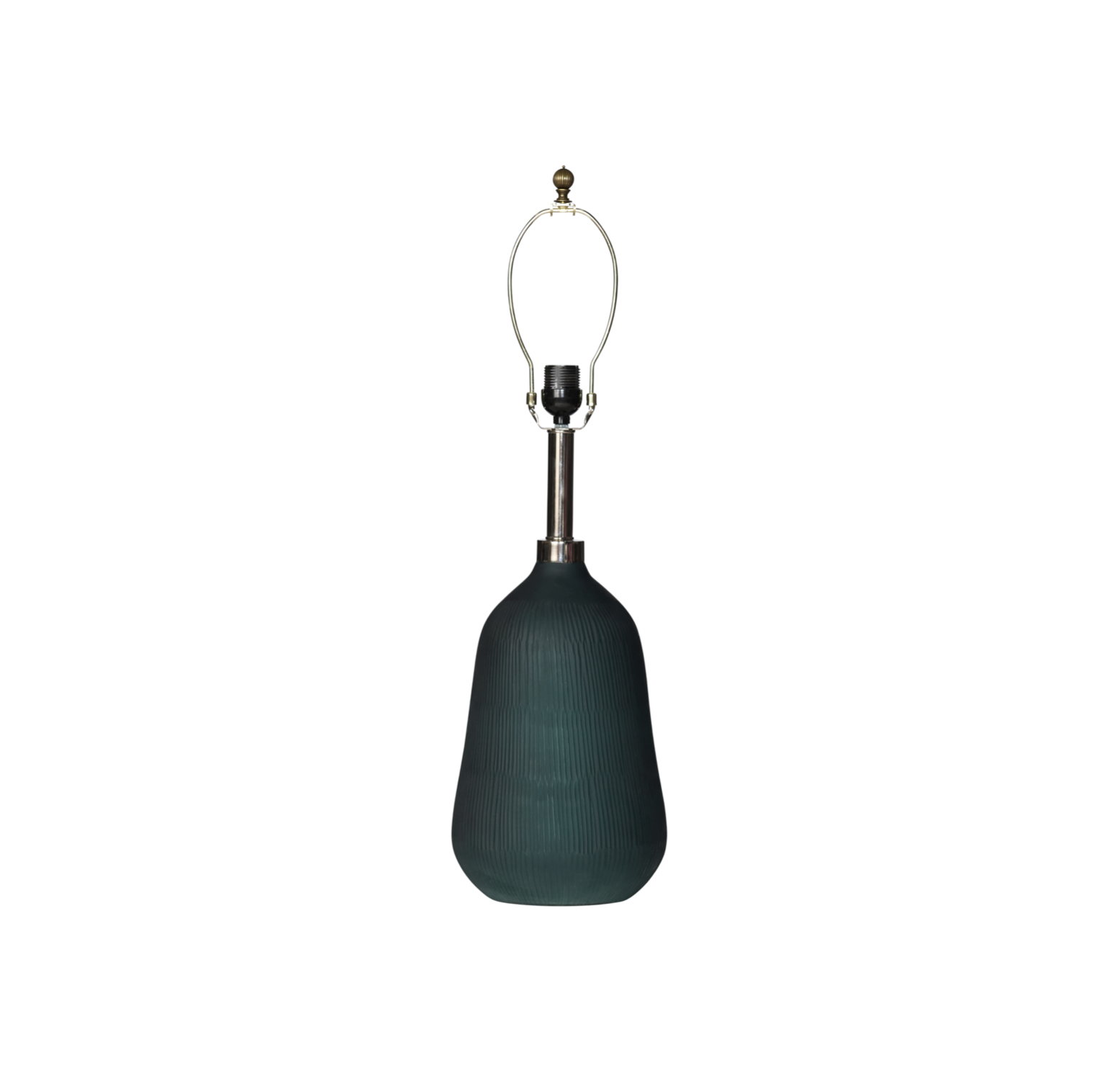 Deep Teal Glass Large Bases
