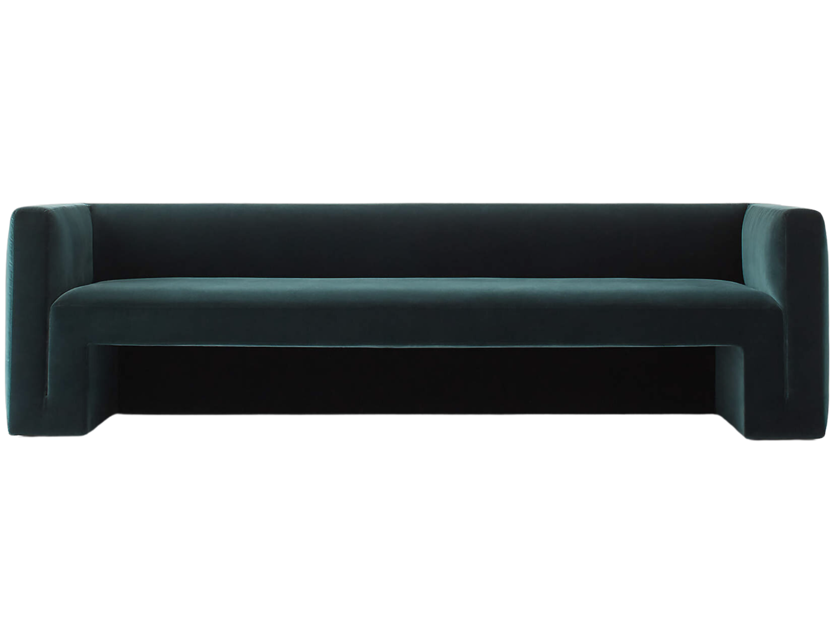 Deep Teal Velvet Sofas