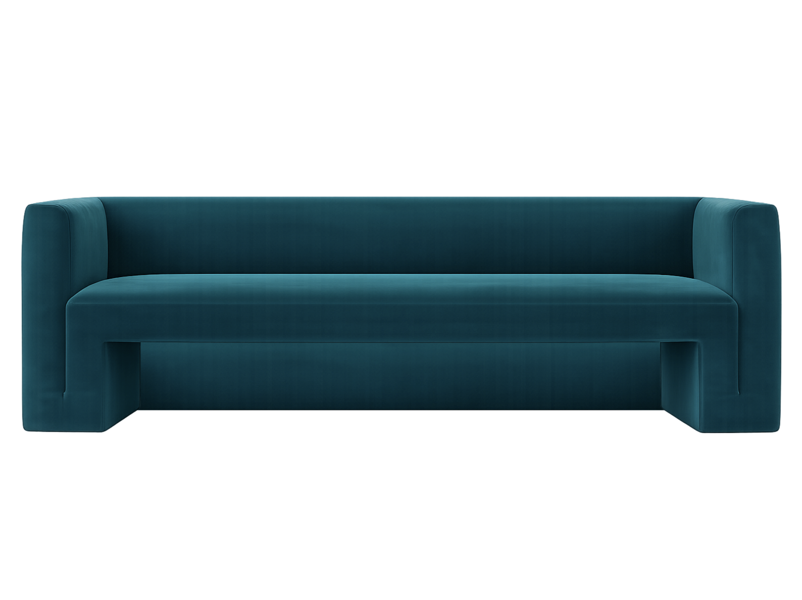 Deep Teal Velvet Sofas