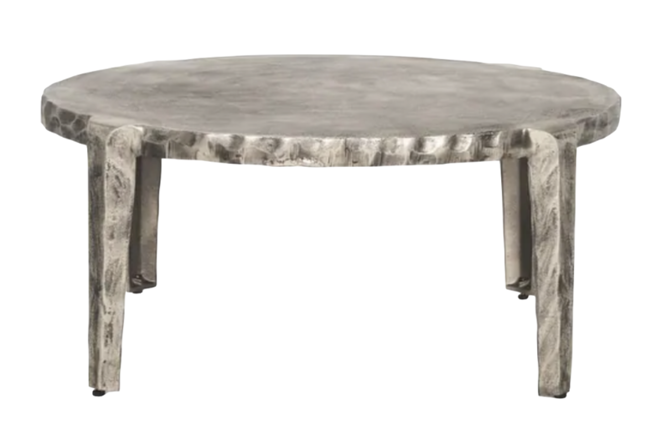Melted Pewter Coffee Tables
