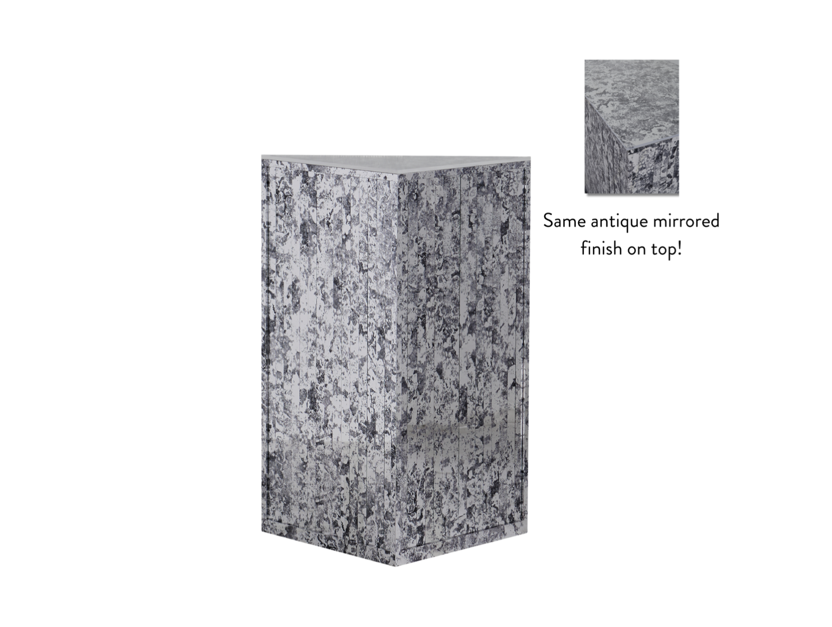 Smoked Mirrored - Small Triangle