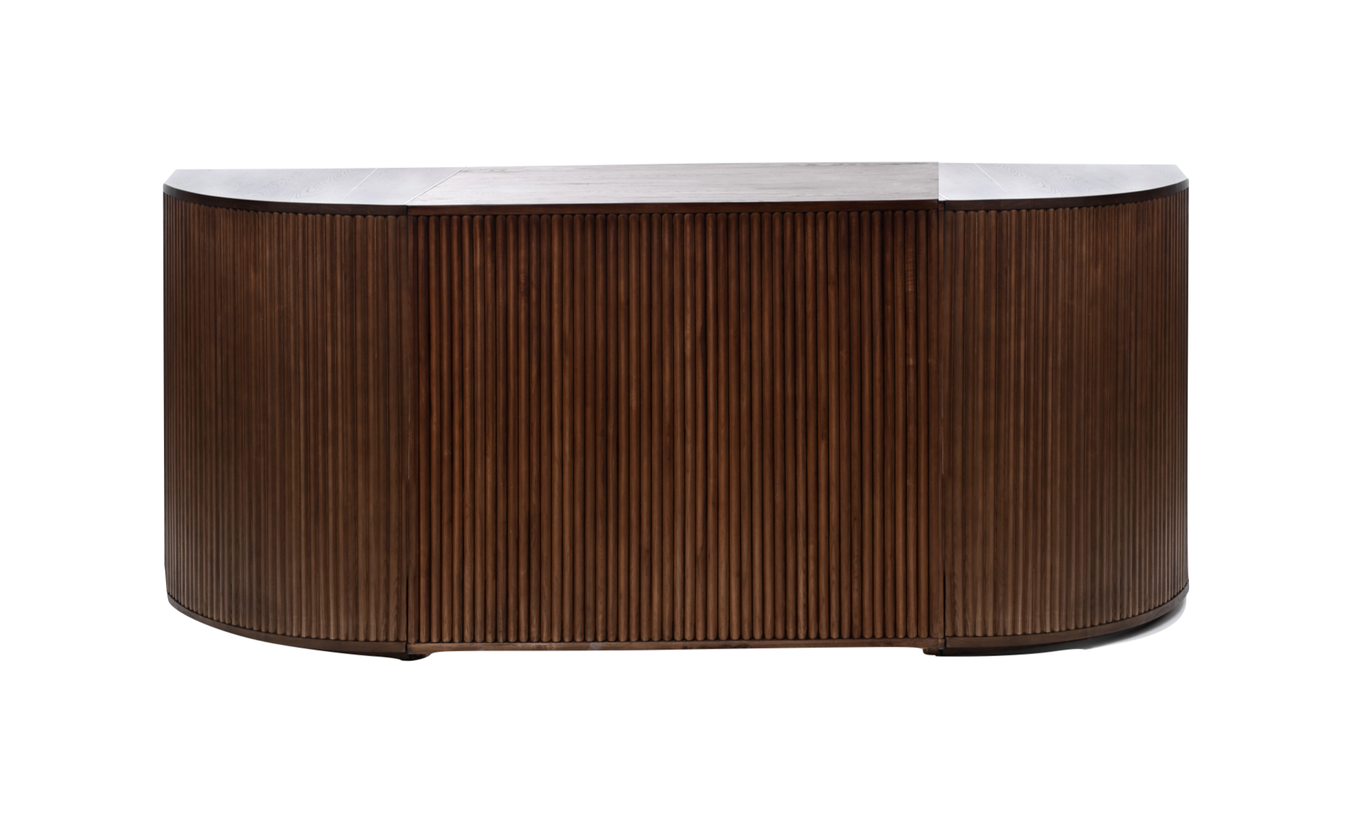 Walnut Ribbed Wood 9 Foot Bar