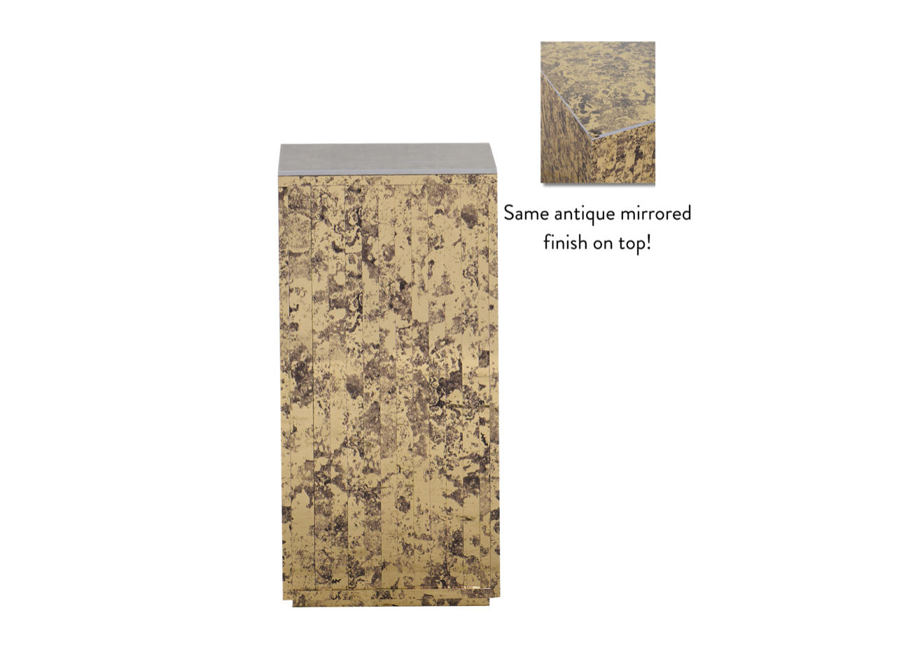 Gold Mirrored Columns