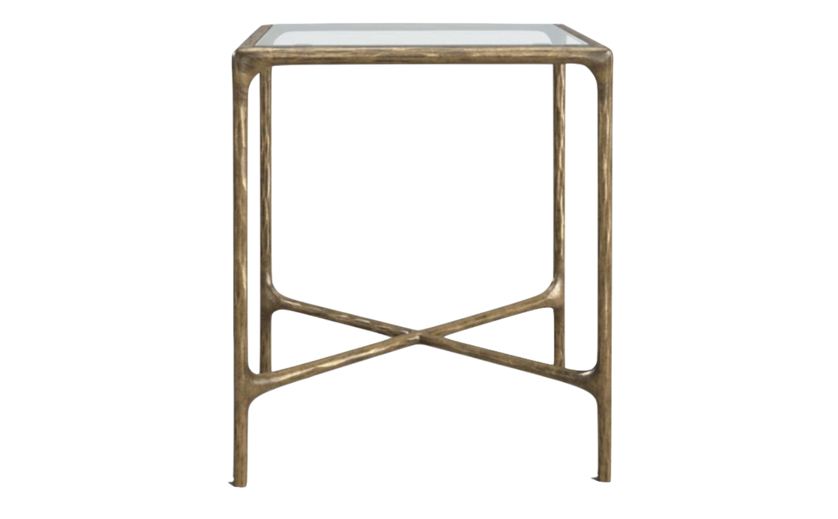 Gilded Square Side Tables