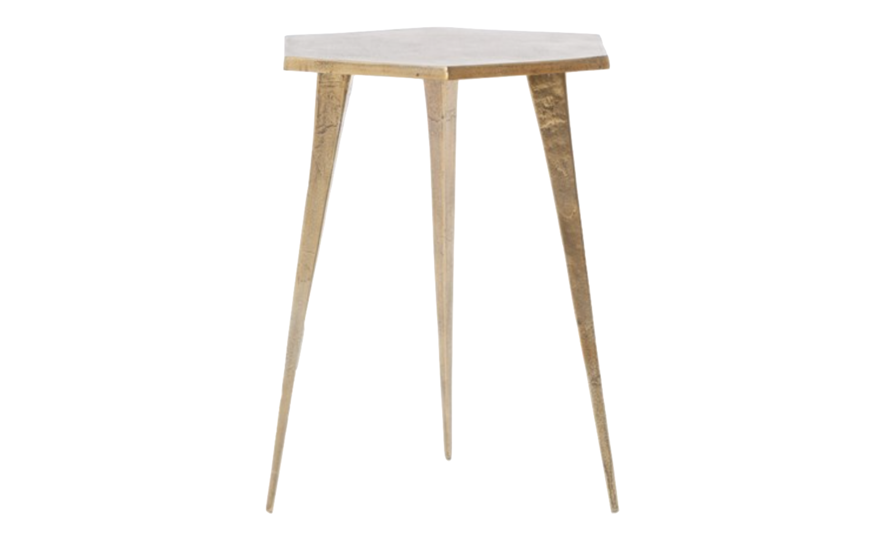 Gold Geometric Side Tables