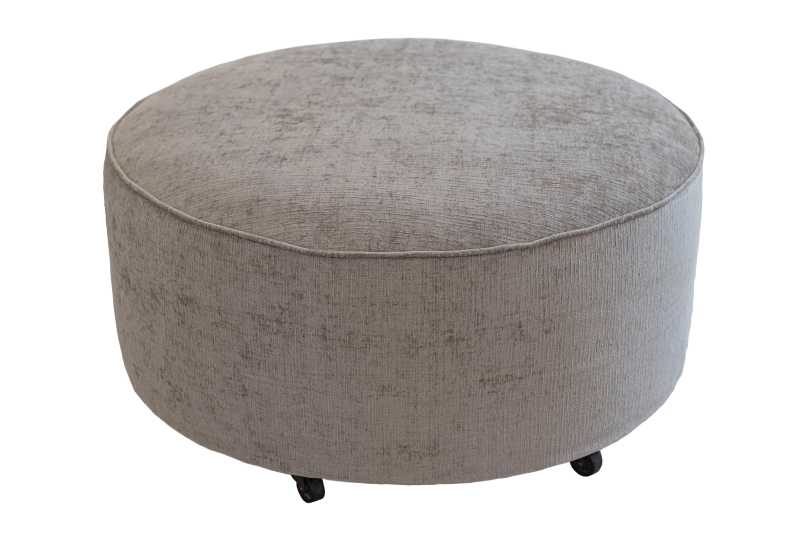 Dusty Velvet Ottoman