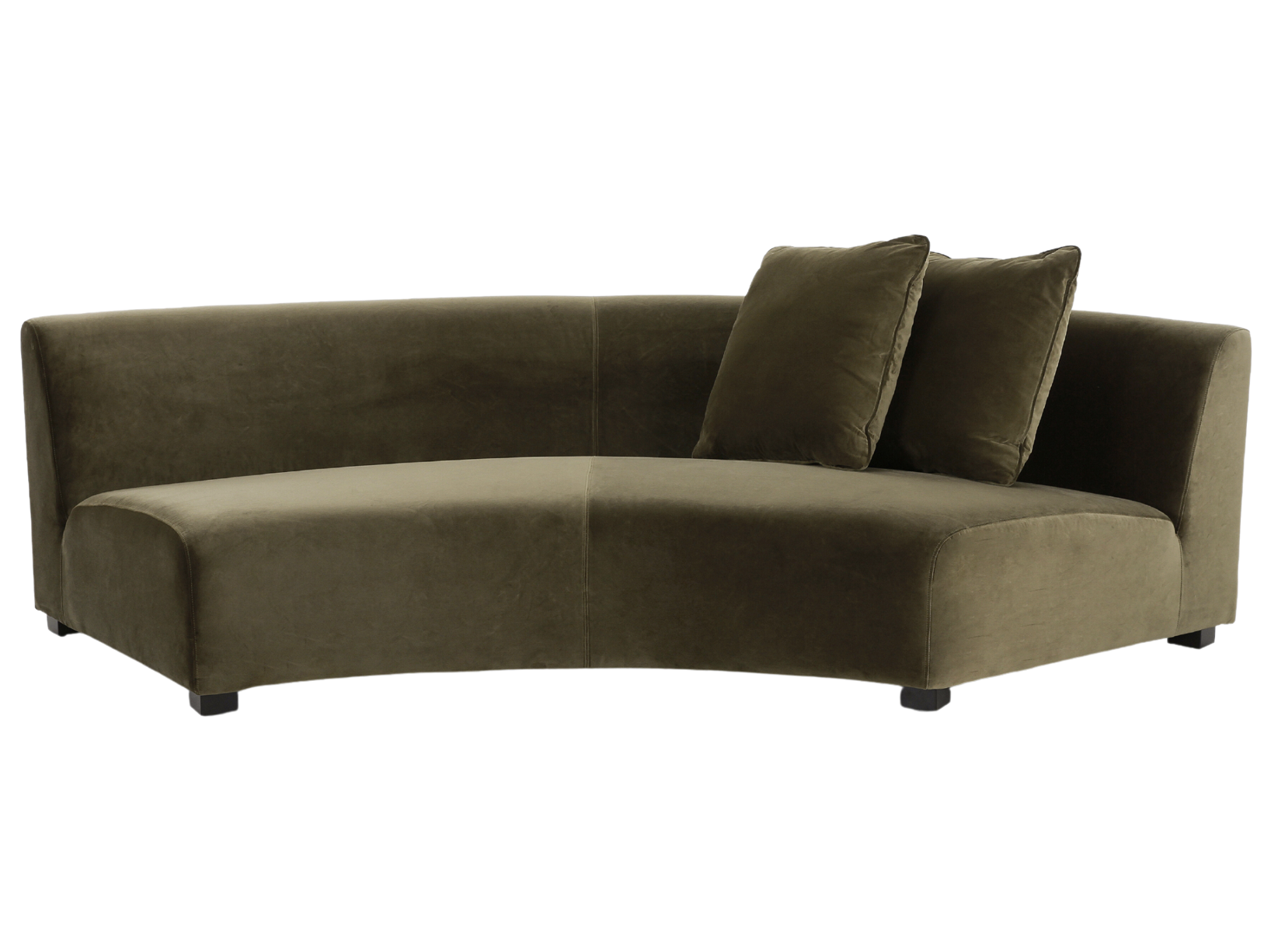 Olive Round Sofas (Single Piece)