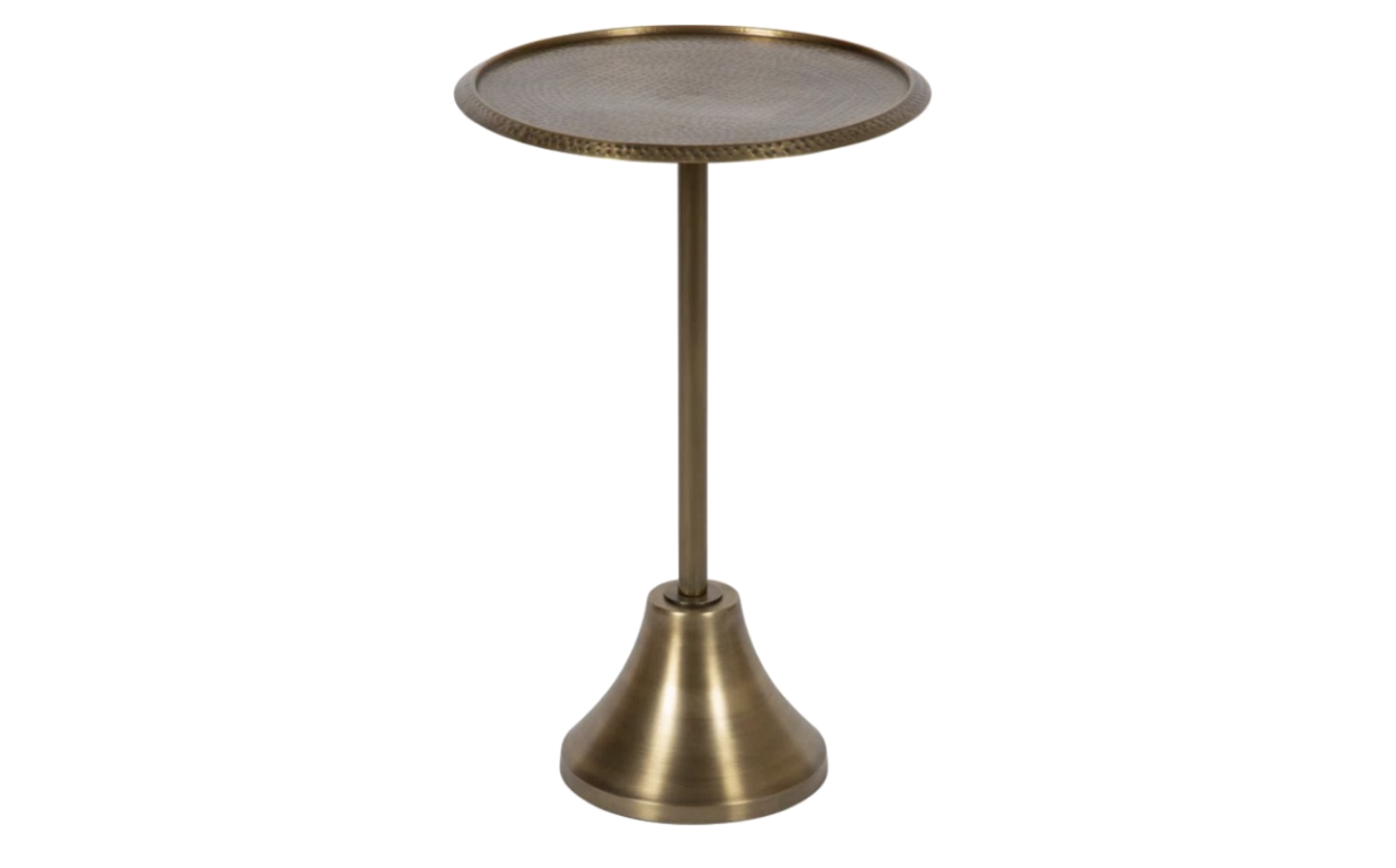 Bell Bottom Brass Side Tables