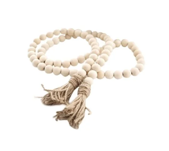 Decorative Wood Bead Garland