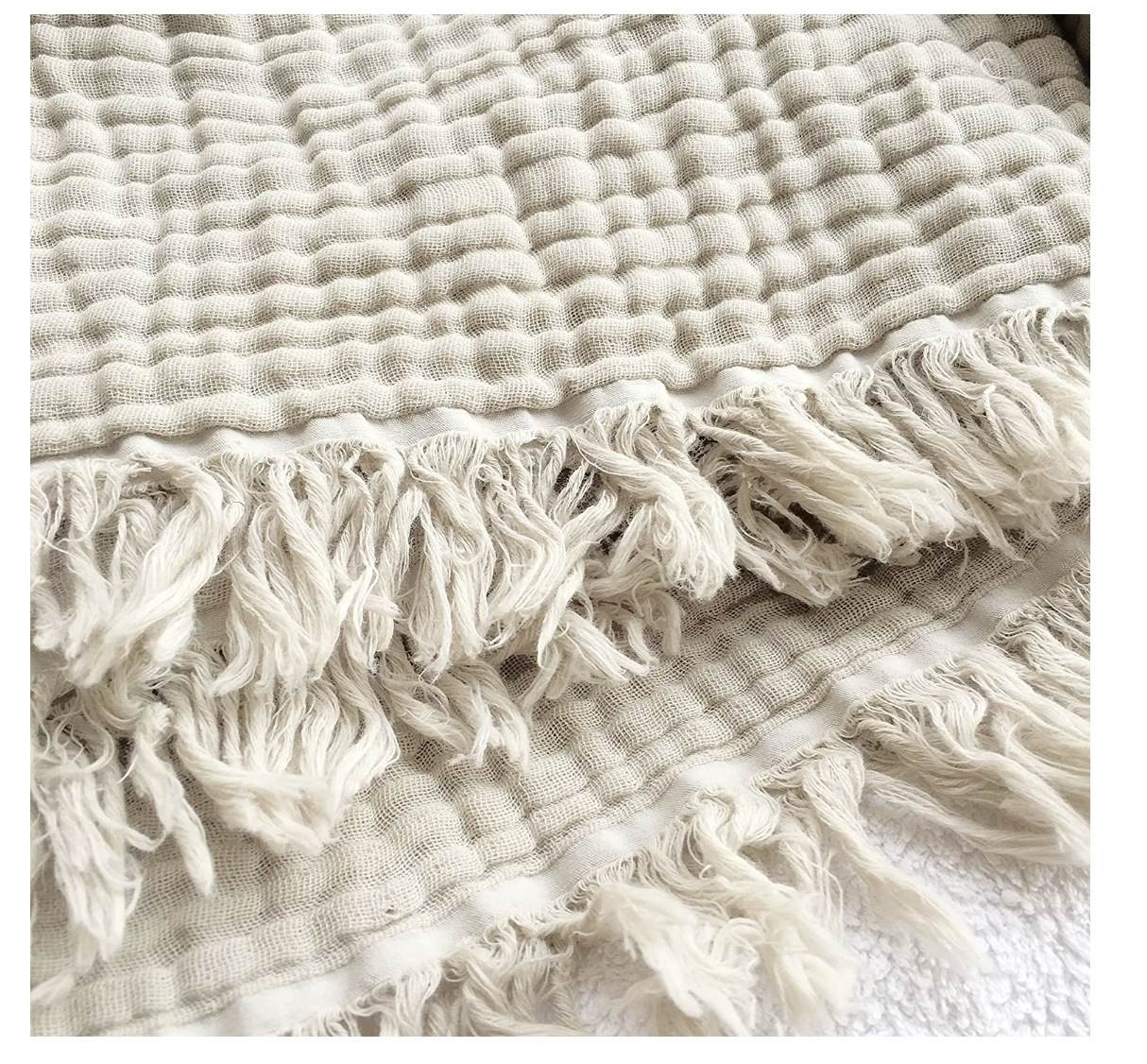 Muslin Blanket - Color: Oatmeal