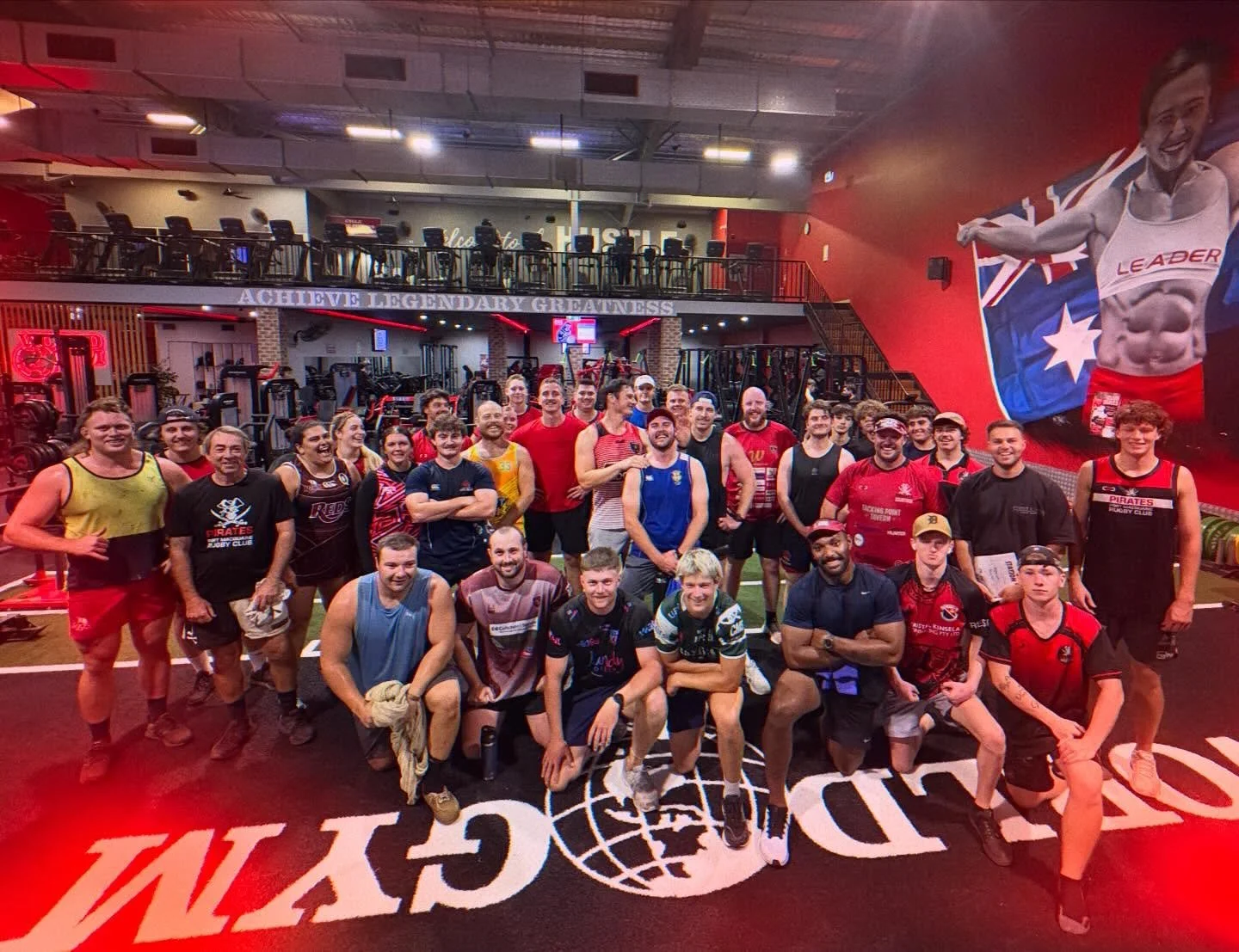 WORLD GYM 🦍 X PIRATES 🏴&zwj;☠️ 

And just like that, the Pirates are back in the best gym in town 😮&zwj;💨 with the one and only @prosperfitcoaching 

Wet weather? Don&rsquo;t know her. Pre-season training stops for no one 🔥