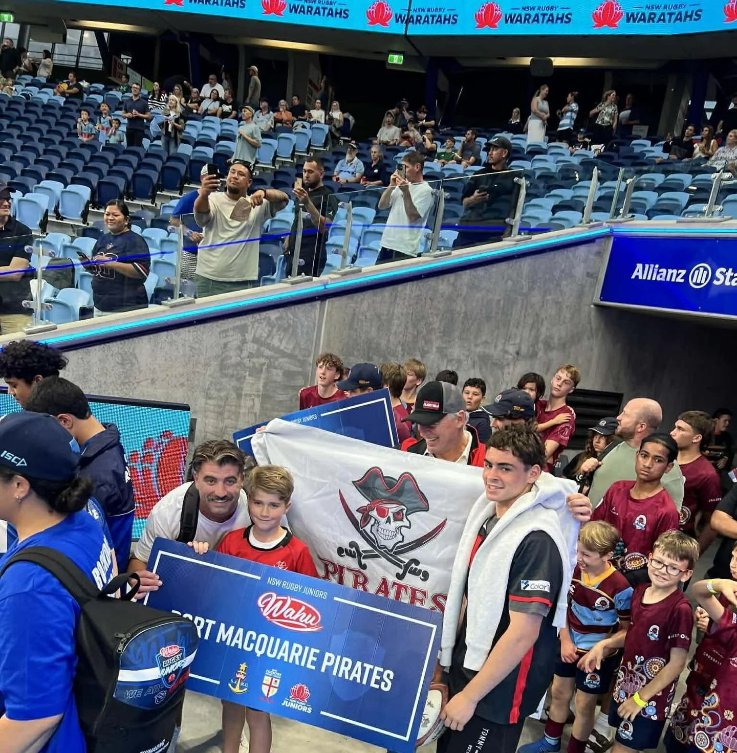 PMQ Pirates represent at the Tah&rsquo;s game! 🏉 🏴&zwj;☠️