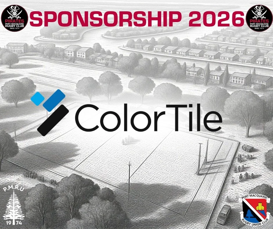 @colortileportmacquarie are a Gold Sponsor in 2026 and are all about community in Port Macquarie. We're thrilled to have such great company, full of great people supporting the Port Macquarie Rugby Club including having Rhys with his vast experience 
