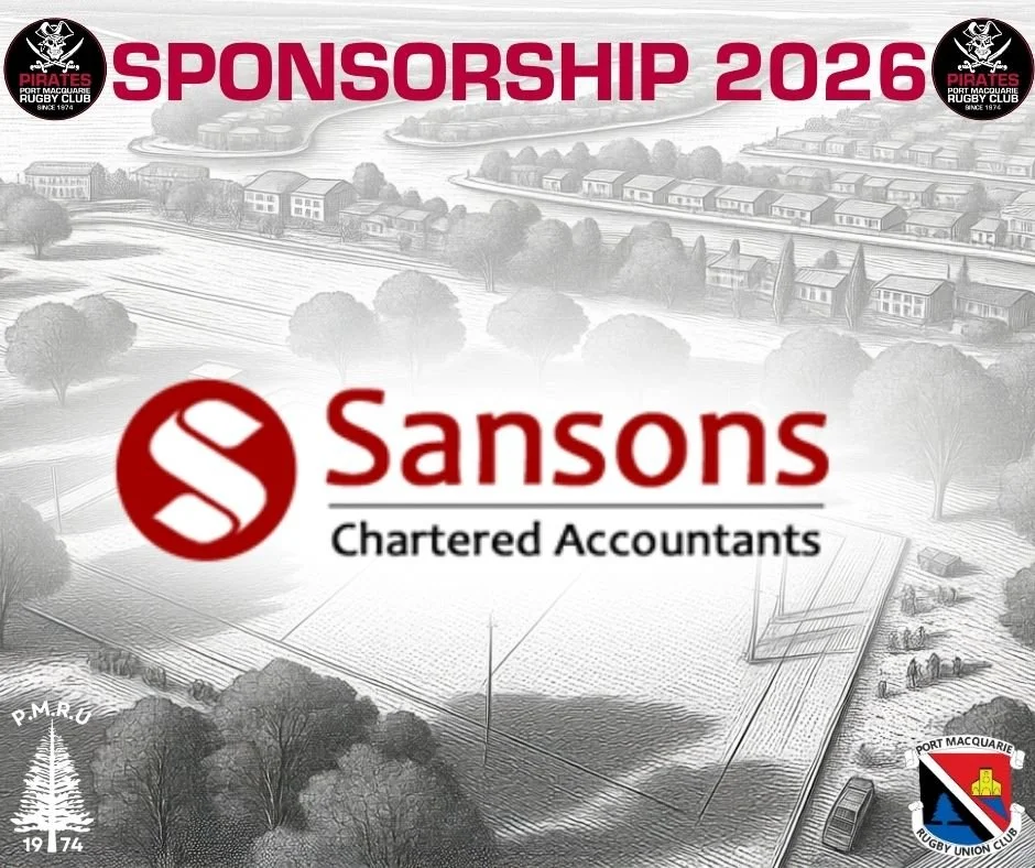 Another returning Gold Sponsor for 2026 is Sansons Accounting. Like so many others, Sansons has stayed with us through thick and thin. Their support ensures we continue to provide the community a rugby club that is a hub for all ages and all skills.
