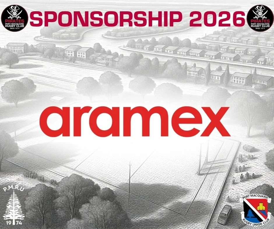 Another Gold Sponsor that is with us yet again in 2026 is Aramex.
Their support ensures we continue to provide the community a rugby club that is a hub for all ages and all skills.

At Aramex Port Macquarie, they combine the strength and global acces