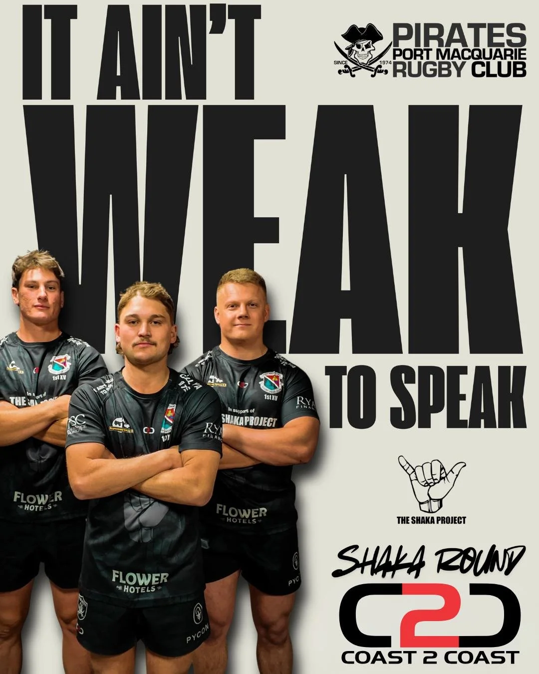 As we take one more look in the rear view mirror of last weekend before focusing on the next, we want to make a special call out to @c2csport for the generous donation of the custom 1st Grade Jerseys for Shaka Round. C2C offered their immediate suppo