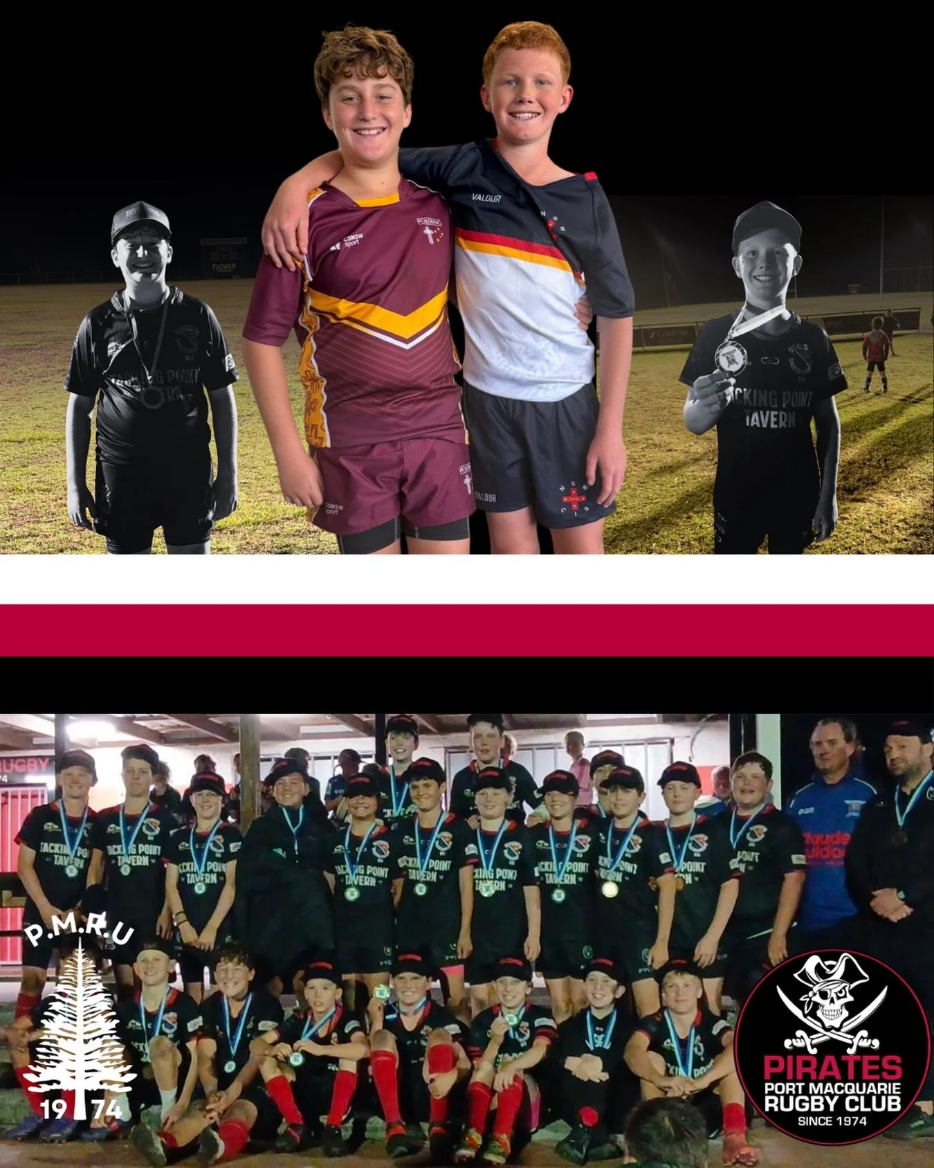 Running with a hot hand after being part of the undefeated and Grand Final winning Pirates U12 team, we had two Players make the NSW PSSA School Rugby Team!

Congrats to Eddie Hoy and Jack Mellor! 🏆🏴&zwj;☠️💪🏽

We also had three others from the sa